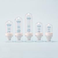 Botelha de spray de plástico transparente e versátil