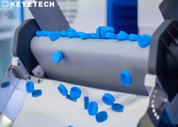 Soda Bottle Cap Inspection System With High Pixel Industrial Camera