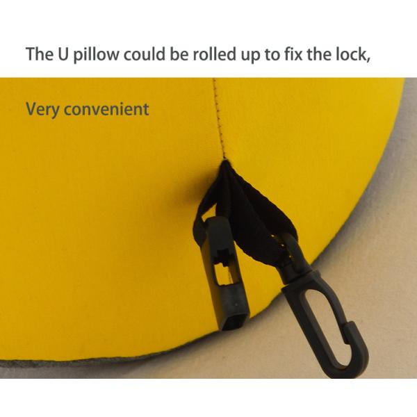 Advanced Memory Foam Travel Airplane Rest Pillow Neck Support Pillow for Long Flights