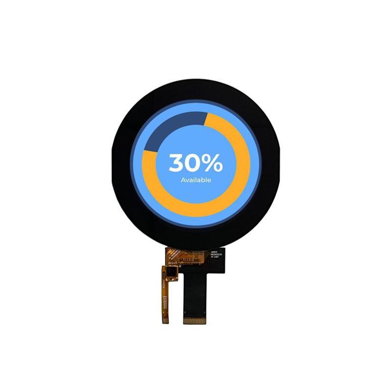 3.4-inch round 800×800 high contrast MIPI interface capacitive touch LCD module for industrial control