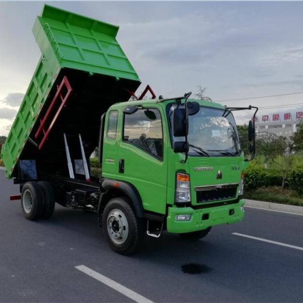 High quality SINOTRUK HOMAN 4x2 12 ton small garbage cargo trucks light duty tipper used dump delivery truck