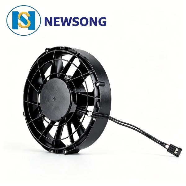 Fast Heat Dissipation Bus Condenser Fan 3950rpm 22A Bus Brushless Fan PWM Control