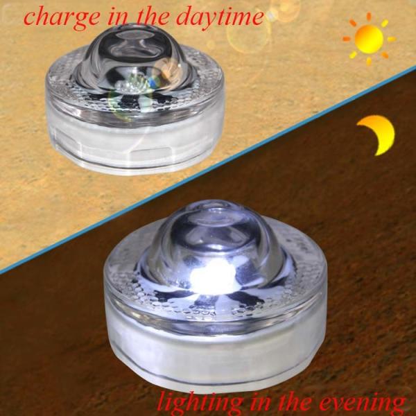 IP67 Solar Road Studs Tempered Glass For Pathway Sidewalk Roadway Lane