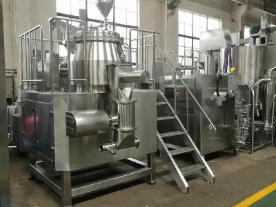 Cocoa Powder High Shear Mixer Granulator Wet Granulation Machine No Dead Angle