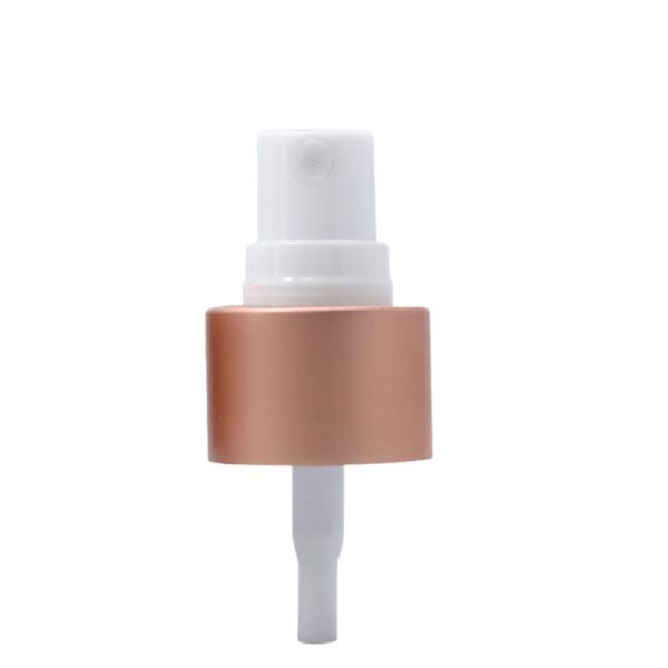 24mm 24/410 Aluminum Fine Mist Sprayer Rose Color Perfume Face Spray Pump For Bottles
