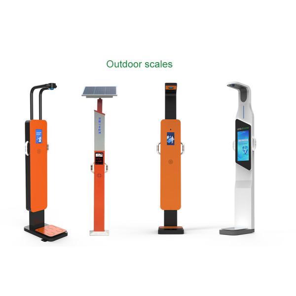 7 LCD Screen Outdoor Health Fat Check-up Machine with Water-proof Design and GW 93kg