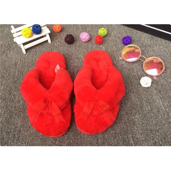 Тапочки 100% тапочек овчины оптовой продажи цветов тапочек шерстей овец различным горячим выровнянные мехом