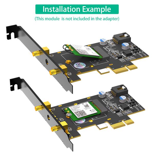 M.2 Key A to PCIe X1 Adpater The Perfect Solution for Faster WiFi Speeds