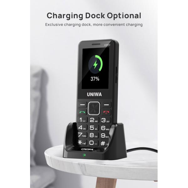 4G Senior Friendly Cell Phones SOS Emergency Button Portable And Long Lasting