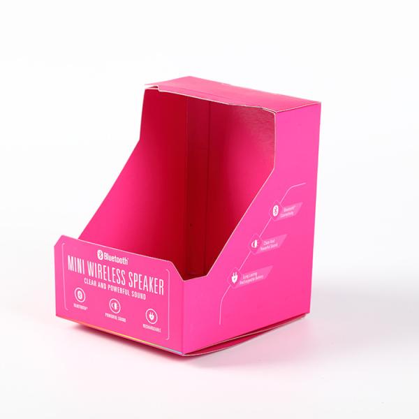 Makeup Cardboard Display Stands / Store Counter Custom Cardboard Brochure Holders