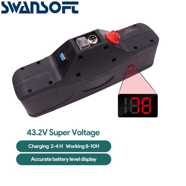 Swansoft Display a LED Batteria al litio Cesoia diametro 40 mm Melo Cesoia da potatura elettrica