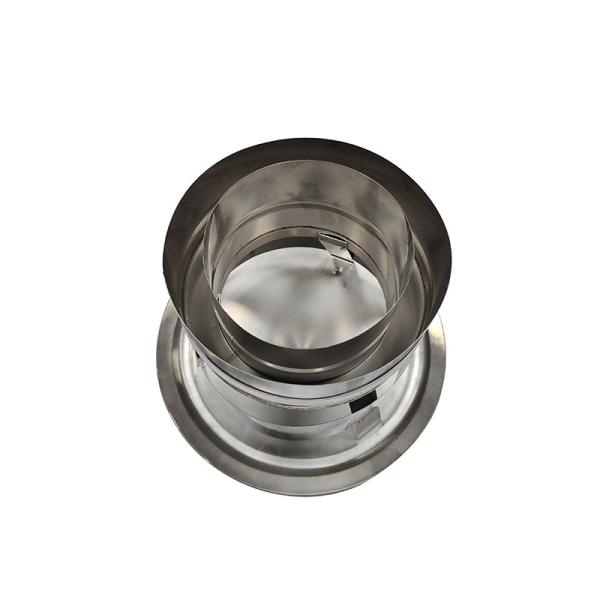 0.45mm 6 Twin Wall Spigot Lock Chimney Vent Cover Cap Shield