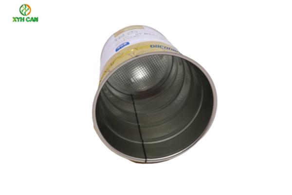 Food Grade Empty Milk Powder Tin Can Tin Plate Containers Packaging 0.21mm  Thickness