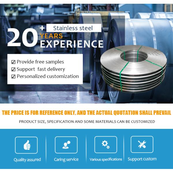 304 Pvd Stainless Steel Strip 8K Mirror Finish HL