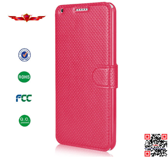 Hot Selling High Quality Fashion PU Flip Wallet Leather Cover Case For HTC Desire 816