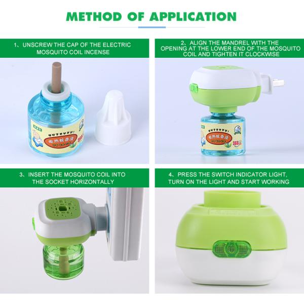 Устойчивый электрический анти- репеллент москита затыкает внутри жидкостные 120 бутылок/коробку