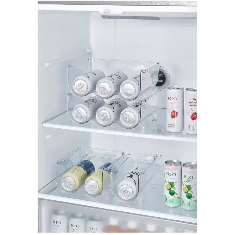 Lightweight Plastic Transparent Red Wine Rack Standing Type Beverage Storage Cabinet Shelf for Home Office Use