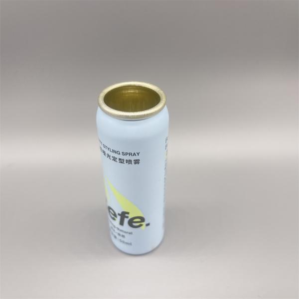 Botes de aluminio en aerosol con impresión personalizada para mousse cosmética y de cuidado personal