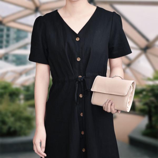 Makeup Jewelry Roll Up Travel Bag Organizer Case Small Holder Portable 8x5x1