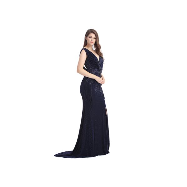 High End Lace Long Sleeve Women Muslim Evening Dress With Lace Flower