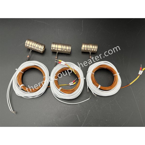 brass Coil Heater with Thermocouple Type J for Hot Runner System