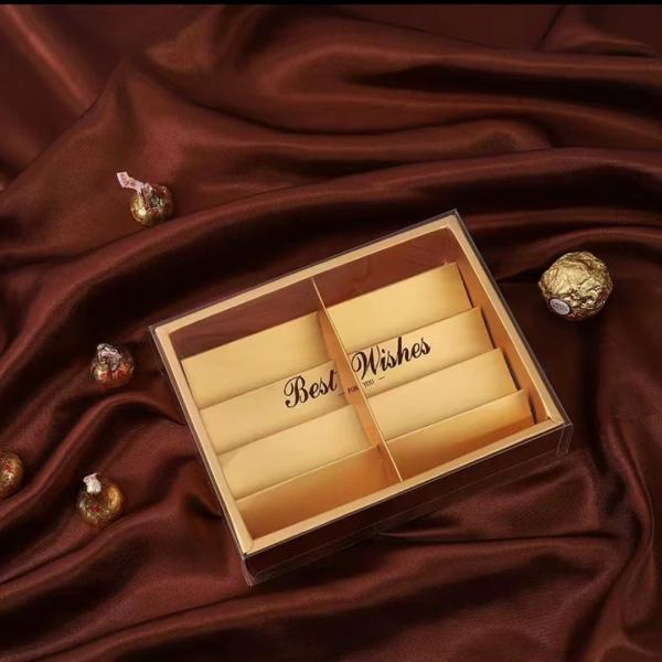 Impressão offset personalizada Caixa de presente de chocolate de luxo feita à mão