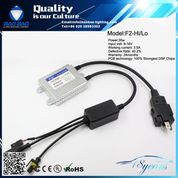 F2 35W Fast start AC 35W 9-16V hid xenon ballast--from BAOBAO LIGHTING