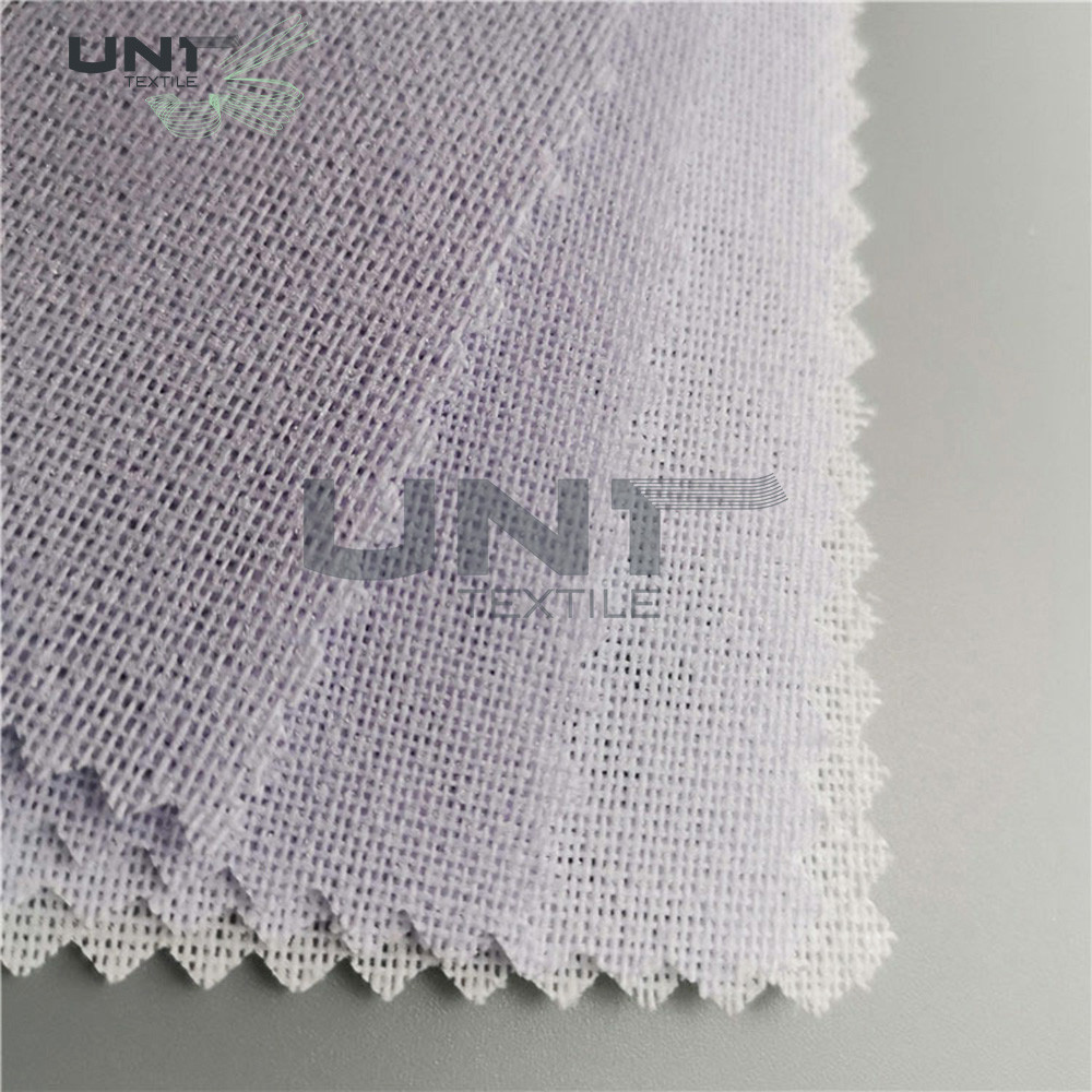 Double Dot Woven Type Hard Cap Fusible Interlining 150cm Width
