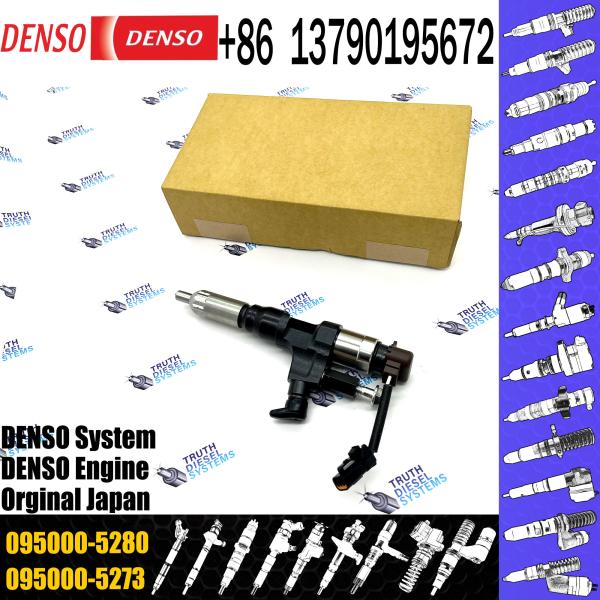 Injetor de combustível diesel comum 095000-5280 095000-5281 Para motor de camião HINO J08E 23910-1360