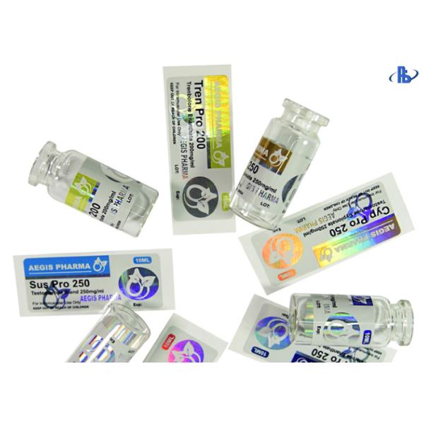 Anti Fake Hologram Security Labels Medical Industry Drug Package Use