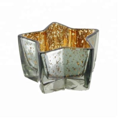 Mercury star shaped candle holder candle stand for home wedding parties decoration