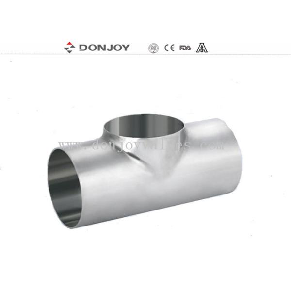Санитарные штуцеры замыкают накоротко равный тройник отполированный для стандарта качества еды 3A