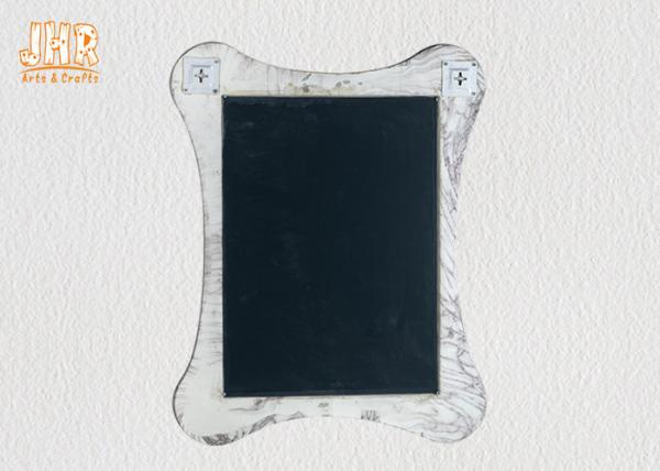 Projeto limitado mármore marmoreando do espelho de vaidade da parede da fibra de vidro do quadro da decoração home