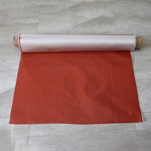 Fire Resistant Two Sided Silicone Fiberglass Fabric C-Glass Twill Woven High Silica Fiberglass Fabric