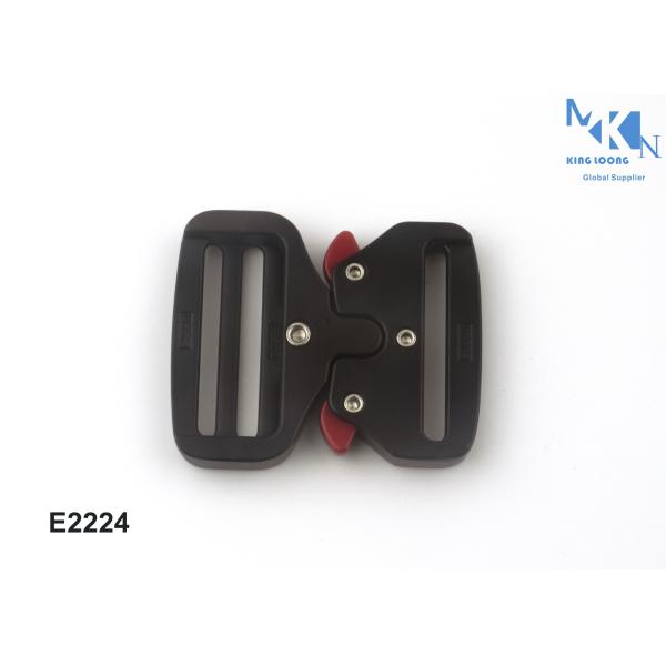 39mm Inner Size Black Electrophoresis Tactical Cobra Belt Buckle For Police