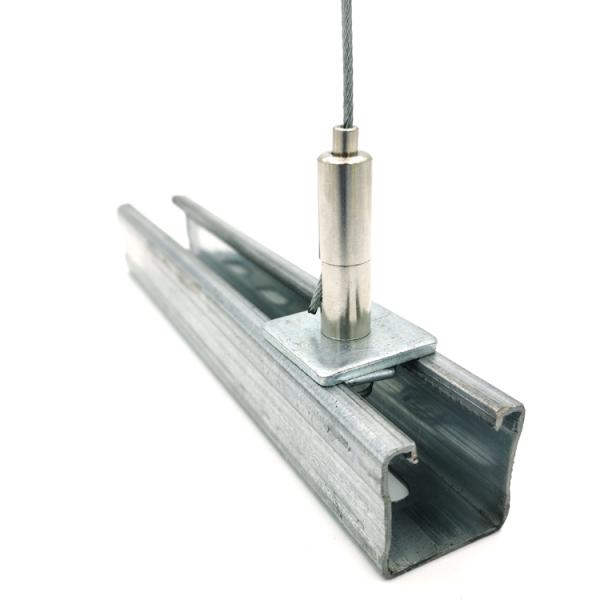 Stainless Steel LED Lighting Suspension Kit for Panel Lights