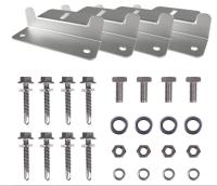 Brackets de montaje de paneles solares de RV Accesorios del sistema solar para fuera de la correa