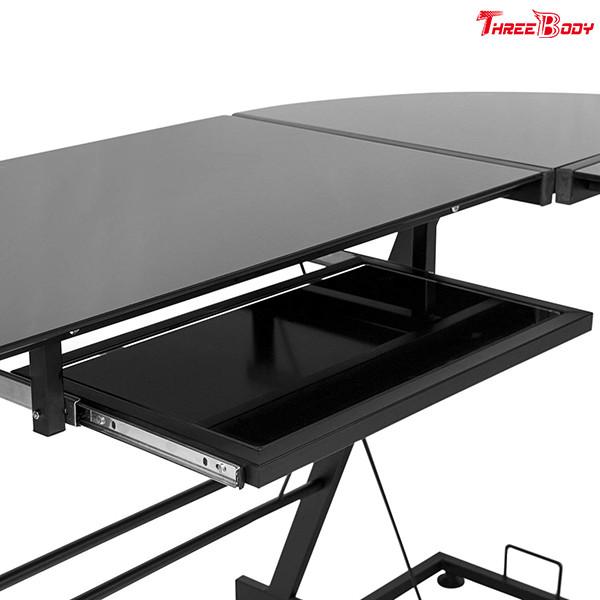 Computer Modern Office Table L Shaped Corner Desk Commercial Office Furniture
