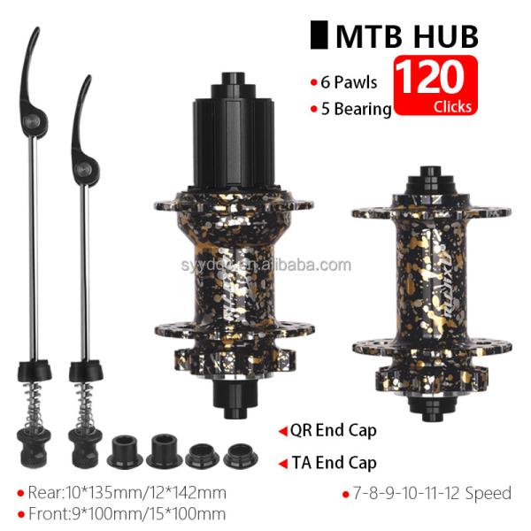 180 anillos Centros para bicicletas 32 agujeros de la rueda de la bicicleta de montaña Centros de las ruedas de las ruedas de acero