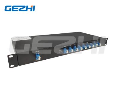 1U Chassis Rackmount 1470-1610nm Fiber Multiplexer 8ch CWDM Mux/Demux LC/UPC SMF-28e Or Customized for PON CATV Systems