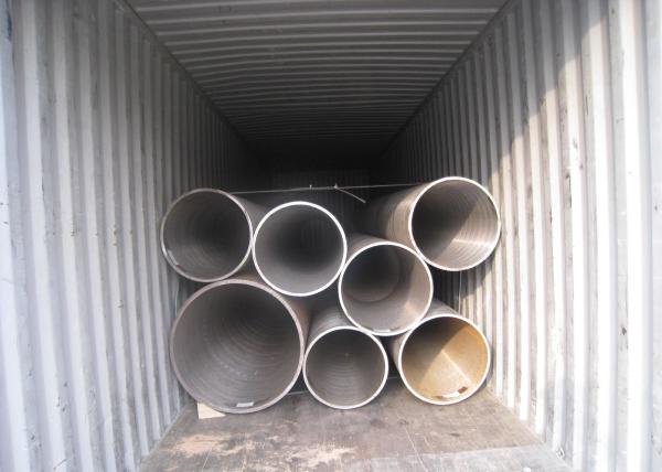 Large OD Alloy Steel Pipe Seamless Structure ASTM A335 P5 Material 610 * 140mm Size