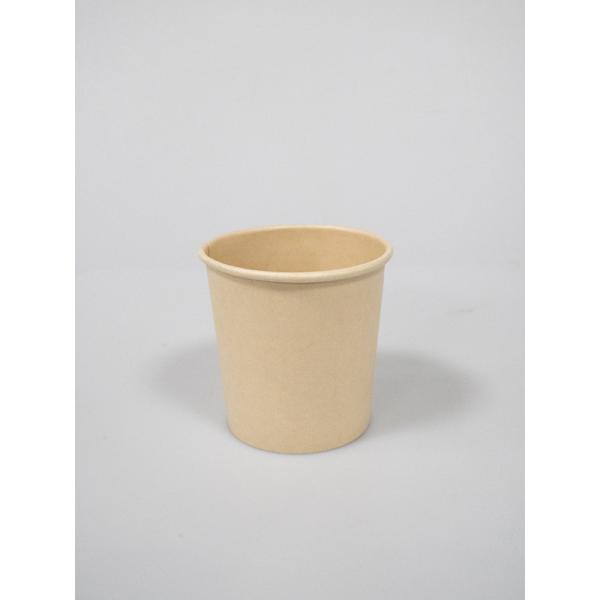 PLA чашек супа 100% Biodegradable покрыл 12oz с крышками