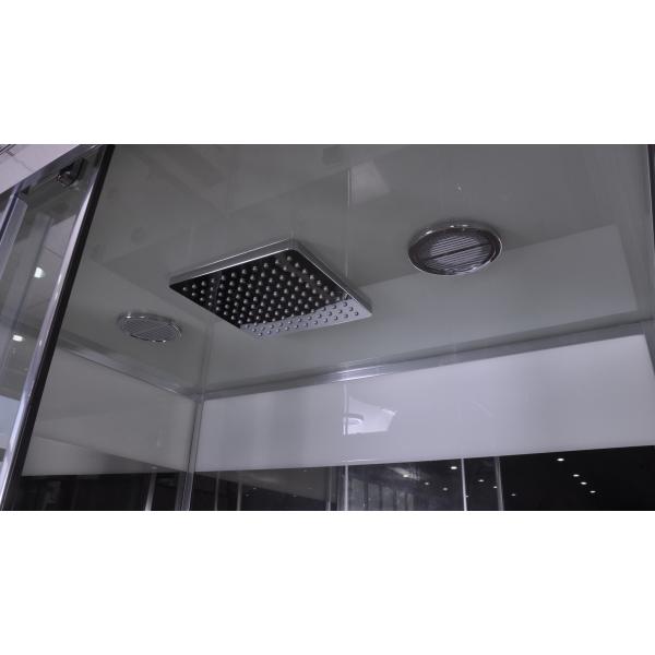 Роскошные душевые кабины угла массажа, прямоугольная кабина ливня с бамбуковым местом 1200кс800кс2150мм