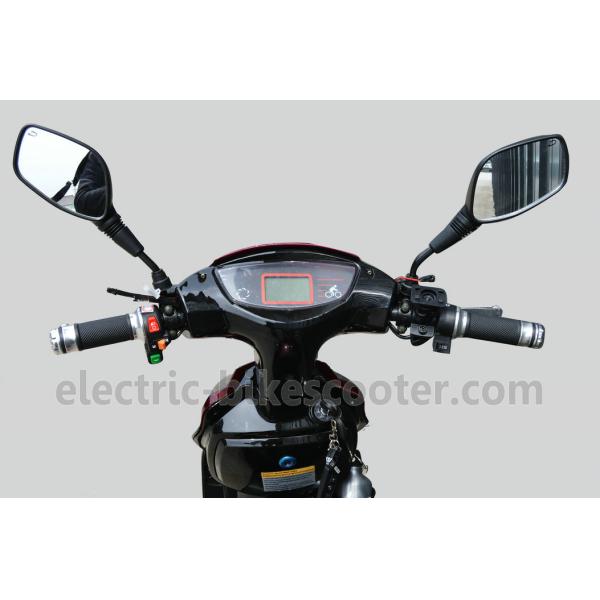 72V 500W Pedal Assisted Electric Scooter , Electric Moped Scooter With Pedals