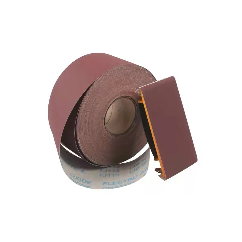 Hand Sliced Twilled Belt Sander Sandpaper Aluminium Oxide Sanding Roll 1x30