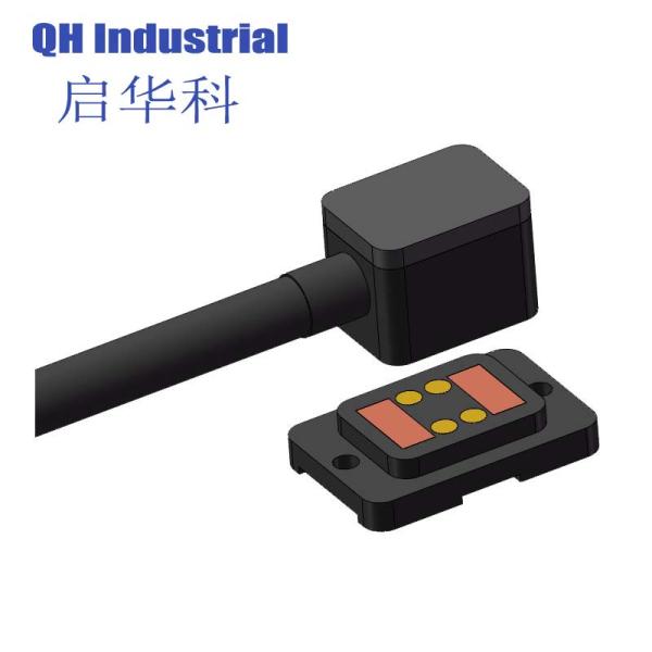 4Pin 2A Healthcare Device Healthcare Equipment Smart Wearable Products Magnetic Charger Cable Connector with USB