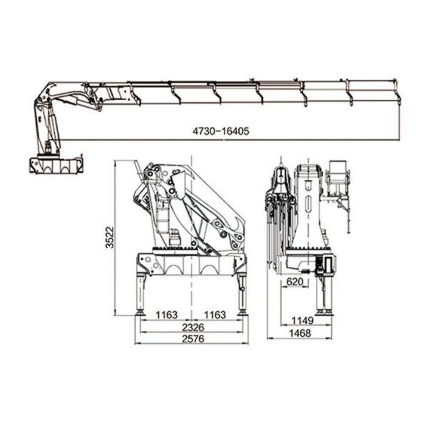 25tons Telescopic Knuckle Boom Xcmg Howo Used Mobile Wrecker Mounted Crane Truck
