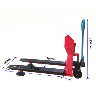 Hand Pallet Truck With Weighing Scale High Accuracy Warehouse Easy Operation