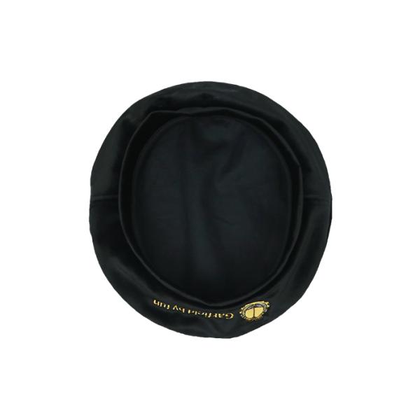 Чернота ПОТЕХИ мерсеризовала женской шляпу берета бархата зеленого берета вышитую шляпой Бреатабле