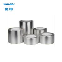 Cinta de aluminio de alta temperatura a base de agua, cinta de protección de papel de aluminio de plata